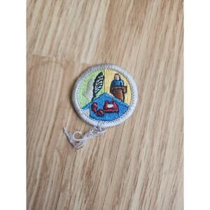 Vintage BSA Boy Scouts of America Communications Merit Badge Patch Eagle Req
